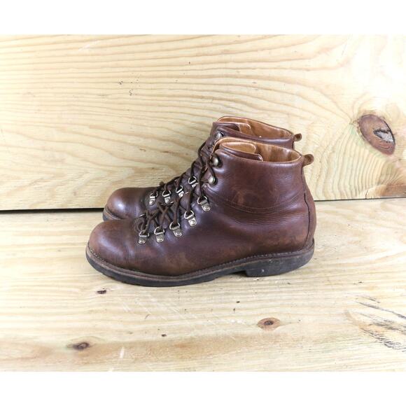 Frye Boots Mens 11D Brown Evan Hiker Combat Shoes 516836 - Picture 1 of 14